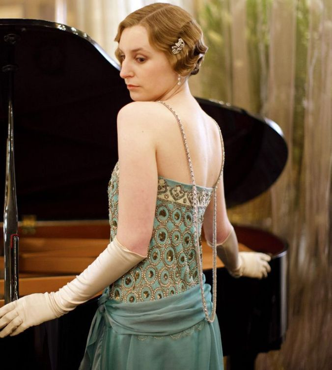 Laura Carmichael as Lady Edith Crawley in DAT DRESS!!!